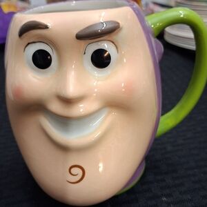 Disney Toy Story Character Mug - Cream, Purple, Green